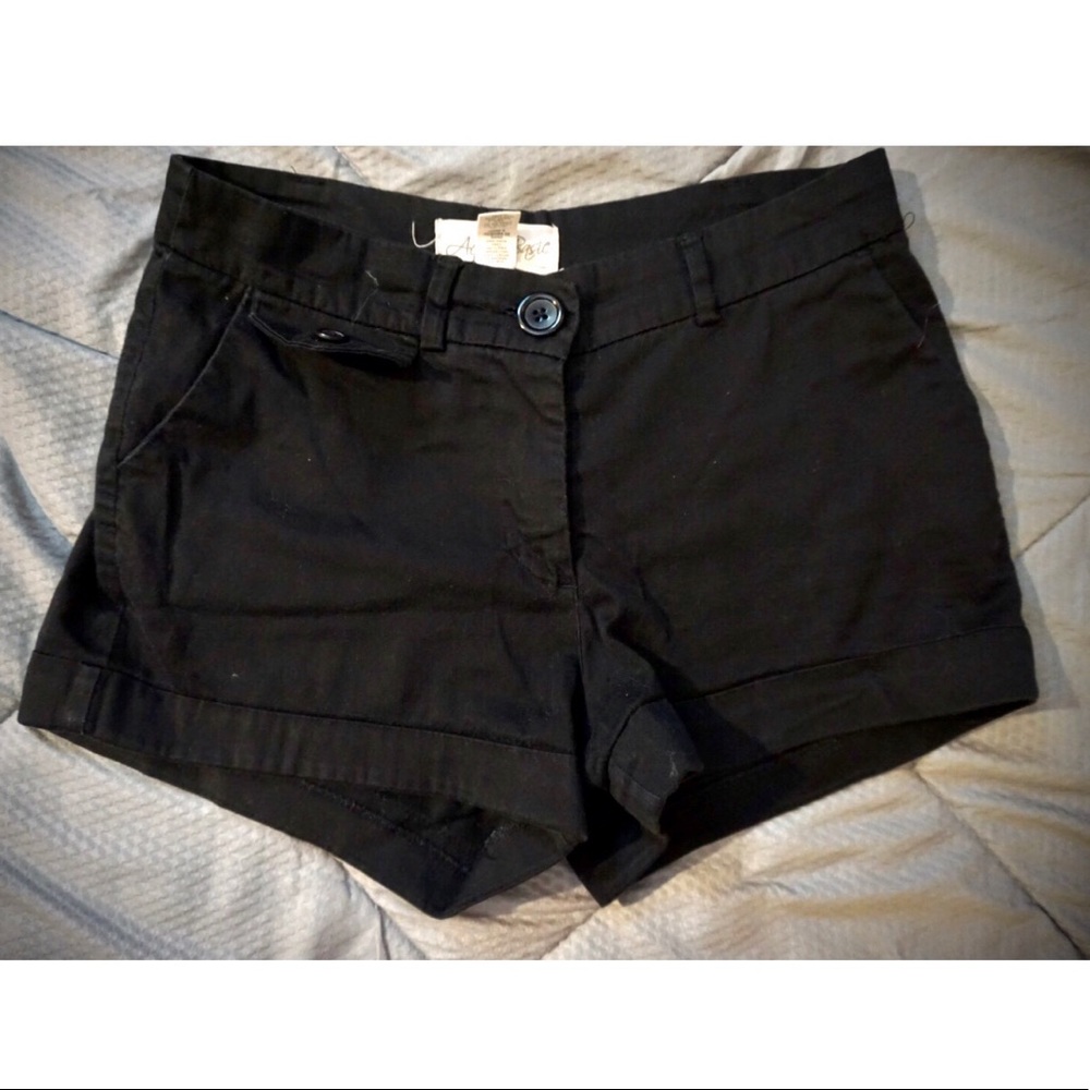 Black High Waisted Shorts Size S